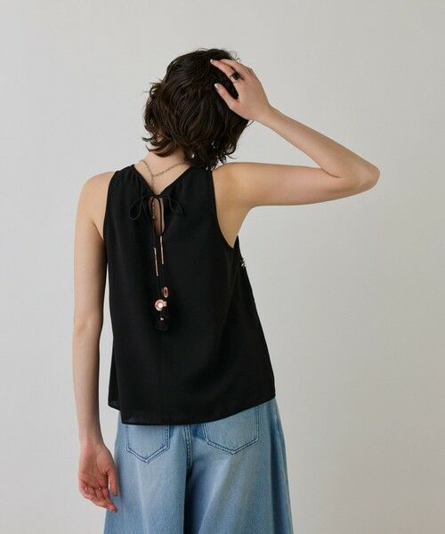 GRACE CONTINENTAL / グレースコンチネンタル その他トップス | ビジューノースリーブトップ | 詳細13