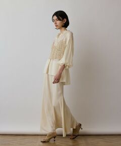 【グレースコンチネンタル】シルクツイルボウブラウス シルクツイルボウブラウス / GRACE CONTINENTAL | GRACE