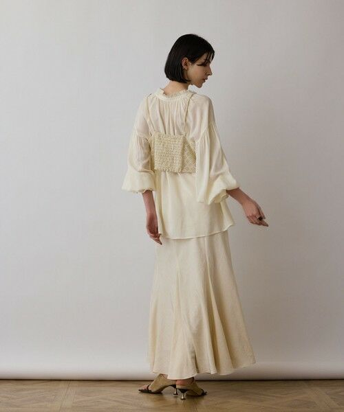 GRACE CONTINENTAL / グレースコンチネンタル シャツ・ブラウス | レースキャミ付カフタンブラウス | 詳細3