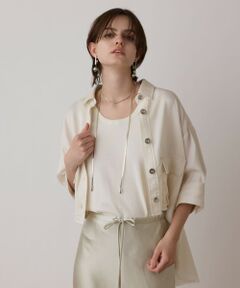 GRACE CONTINENTAL / グレースコンチネンタル シャツ・ブラウス | ハーフスリーブルーズシャツ