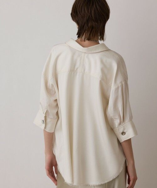 GRACE CONTINENTAL / グレースコンチネンタル シャツ・ブラウス | ハーフスリーブルーズシャツ | 詳細1