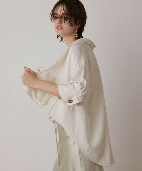 GRACE CONTINENTAL / グレースコンチネンタル シャツ・ブラウス | ハーフスリーブルーズシャツ | 詳細5