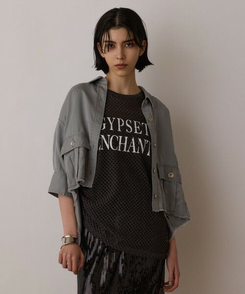 GRACE CONTINENTAL / グレースコンチネンタル シャツ・ブラウス | ハーフスリーブルーズシャツ | 詳細14