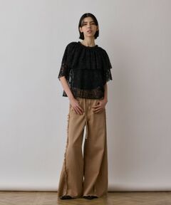 GRACE CONTINENTAL / グレースコンチネンタル シャツ・ブラウス | レースケープブラウス