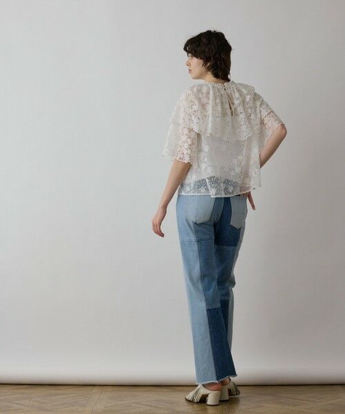 GRACE CONTINENTAL / グレースコンチネンタル シャツ・ブラウス | レースケープブラウス | 詳細3