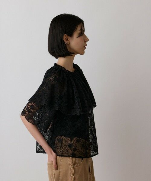 GRACE CONTINENTAL / グレースコンチネンタル シャツ・ブラウス | レースケープブラウス | 詳細16