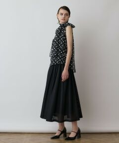 GRACE CONTINENTAL / グレースコンチネンタル シャツ・ブラウス | ドットオパールボウタイノースリーブ