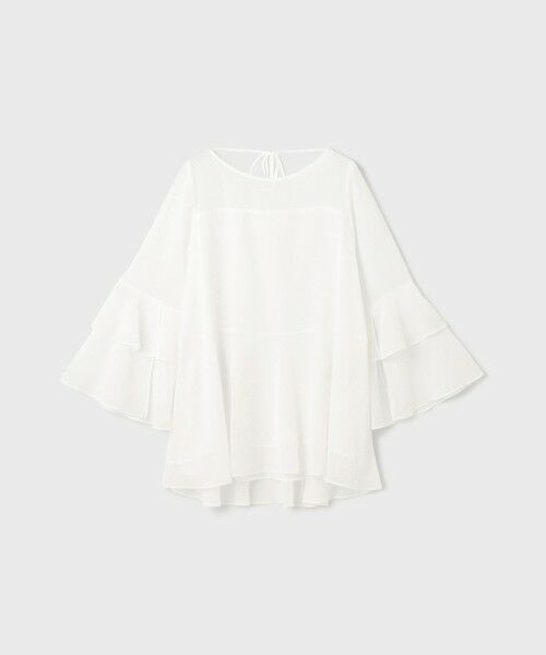 GRACE CONTINENTAL / グレースコンチネンタル シャツ・ブラウス | フィルムジャガードフリルトップ | 詳細8