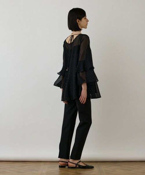 GRACE CONTINENTAL / グレースコンチネンタル シャツ・ブラウス | フィルムジャガードフリルトップ | 詳細12