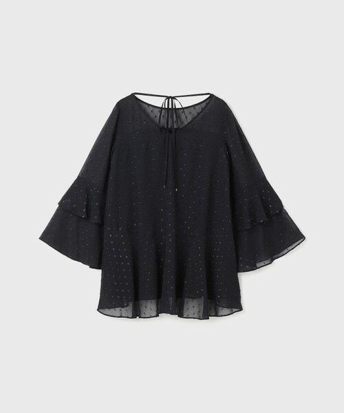 GRACE CONTINENTAL / グレースコンチネンタル シャツ・ブラウス | フィルムジャガードフリルトップ | 詳細14