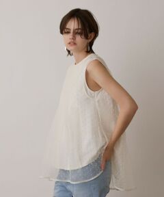 GRACE CONTINENTAL / グレースコンチネンタル シャツ・ブラウス | シアージャガードカットトップ