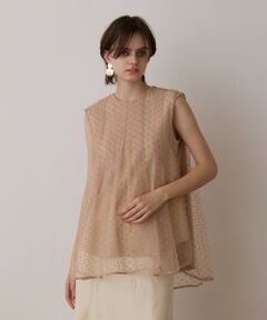 GRACE CONTINENTAL / グレースコンチネンタル シャツ・ブラウス | シアージャガードカットトップ