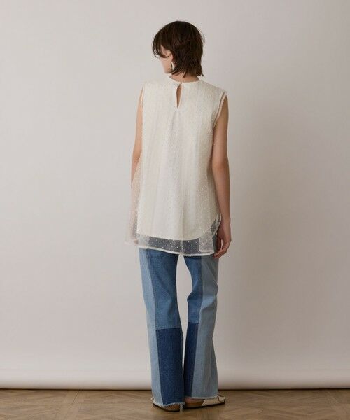 GRACE CONTINENTAL / グレースコンチネンタル シャツ・ブラウス | シアージャガードカットトップ | 詳細2