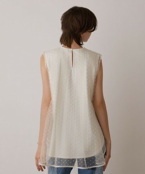 GRACE CONTINENTAL / グレースコンチネンタル シャツ・ブラウス | シアージャガードカットトップ | 詳細3