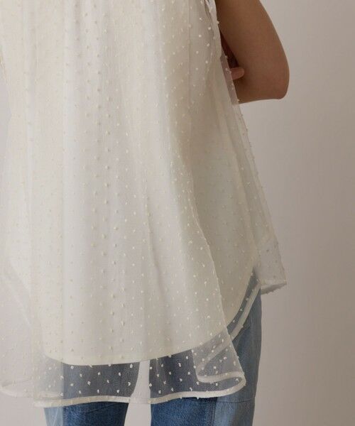 GRACE CONTINENTAL / グレースコンチネンタル シャツ・ブラウス | シアージャガードカットトップ | 詳細7