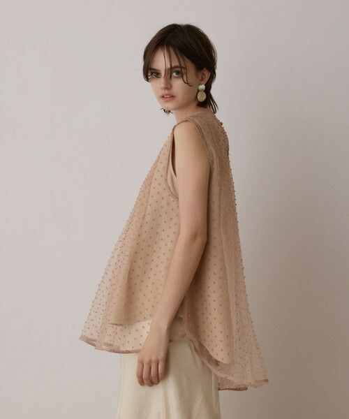 GRACE CONTINENTAL / グレースコンチネンタル シャツ・ブラウス | シアージャガードカットトップ | 詳細11