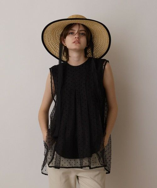 GRACE CONTINENTAL / グレースコンチネンタル シャツ・ブラウス | シアージャガードカットトップ | 詳細17