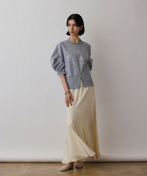 GRACE CONTINENTAL / グレースコンチネンタル カットソー | ピグメントショートトップ | 詳細1