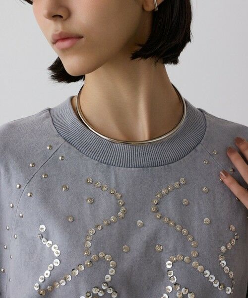 GRACE CONTINENTAL / グレースコンチネンタル カットソー | ピグメントショートトップ | 詳細6