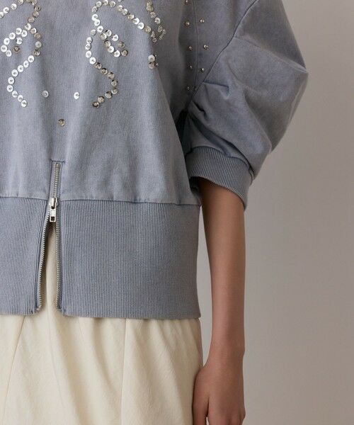 GRACE CONTINENTAL / グレースコンチネンタル カットソー | ピグメントショートトップ | 詳細7