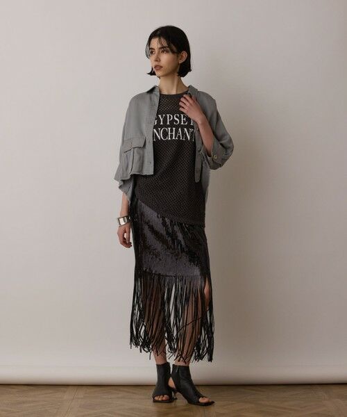 GRACE CONTINENTAL / グレースコンチネンタル シャツ・ブラウス | クラッシュロゴTシャツ | 詳細18