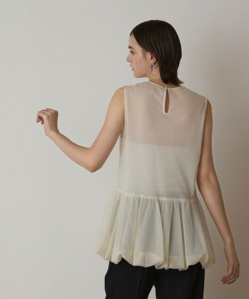 GRACE CONTINENTAL / グレースコンチネンタル シャツ・ブラウス | バルーンチュールトップ | 詳細5
