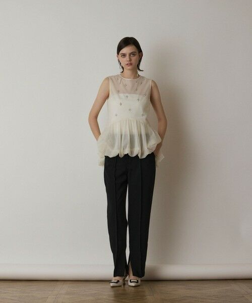 GRACE CONTINENTAL / グレースコンチネンタル シャツ・ブラウス | バルーンチュールトップ | 詳細1