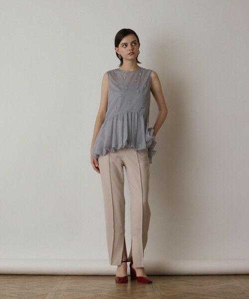 GRACE CONTINENTAL / グレースコンチネンタル シャツ・ブラウス | バルーンチュールトップ | 詳細20