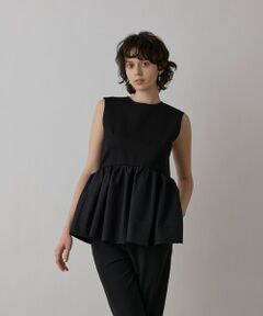 GRACE CONTINENTAL / グレースコンチネンタル その他トップス | タフタペプラムトップ