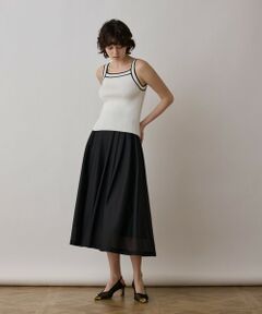 GRACE CONTINENTAL / グレースコンチネンタル その他トップス | バイカラーリブニットトップ