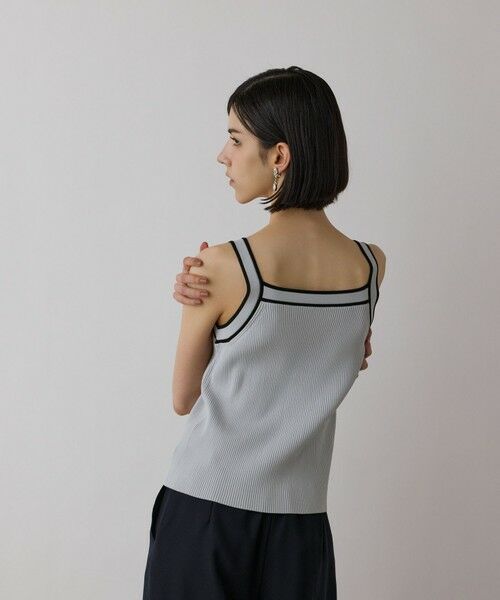 GRACE CONTINENTAL / グレースコンチネンタル その他トップス | バイカラーリブニットトップ | 詳細7