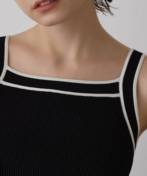 GRACE CONTINENTAL / グレースコンチネンタル その他トップス | バイカラーリブニットトップ | 詳細15