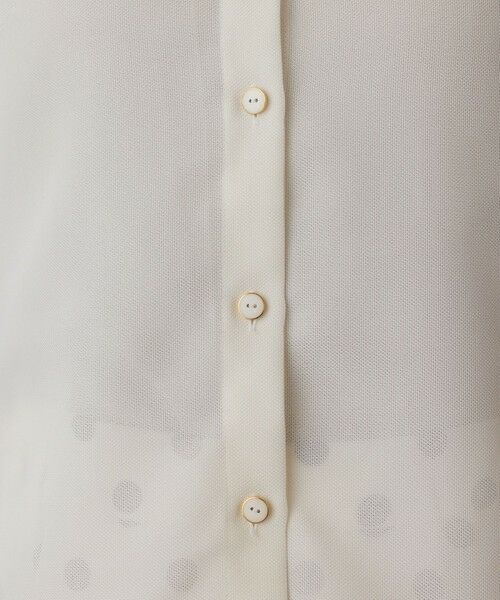 GRACE CONTINENTAL / グレースコンチネンタル シャツ・ブラウス | シアーメッシュノースリーブ | 詳細10