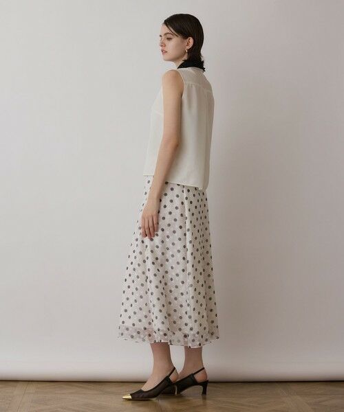 GRACE CONTINENTAL / グレースコンチネンタル シャツ・ブラウス | シアーメッシュノースリーブ | 詳細6