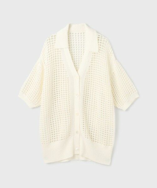 GRACE CONTINENTAL / グレースコンチネンタル カーディガン・ボレロ | メッシュスキッパーニットカーディガン | 詳細6