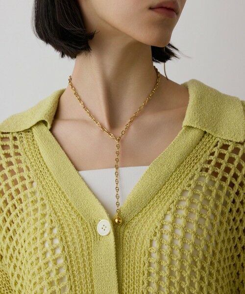 GRACE CONTINENTAL / グレースコンチネンタル カーディガン・ボレロ | メッシュスキッパーニットカーディガン | 詳細13