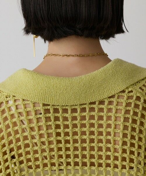 GRACE CONTINENTAL / グレースコンチネンタル カーディガン・ボレロ | メッシュスキッパーニットカーディガン | 詳細16