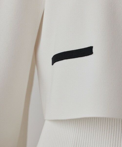 GRACE CONTINENTAL / グレースコンチネンタル カーディガン・ボレロ | バイカラースリットニットカーディガン | 詳細9