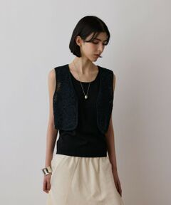 GRACE CONTINENTAL / グレースコンチネンタル ベスト | メッシュembジレ