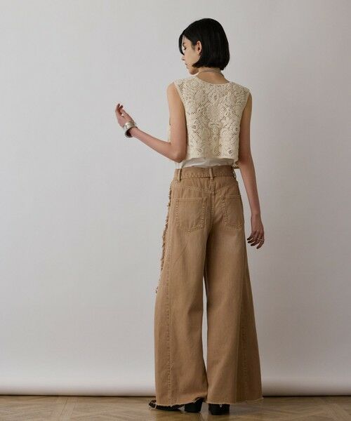 GRACE CONTINENTAL / グレースコンチネンタル ベスト | メッシュembジレ | 詳細1