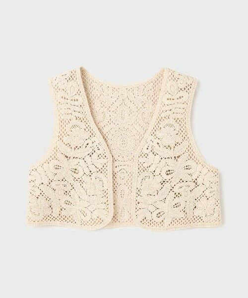 GRACE CONTINENTAL / グレースコンチネンタル ベスト | メッシュembジレ | 詳細7