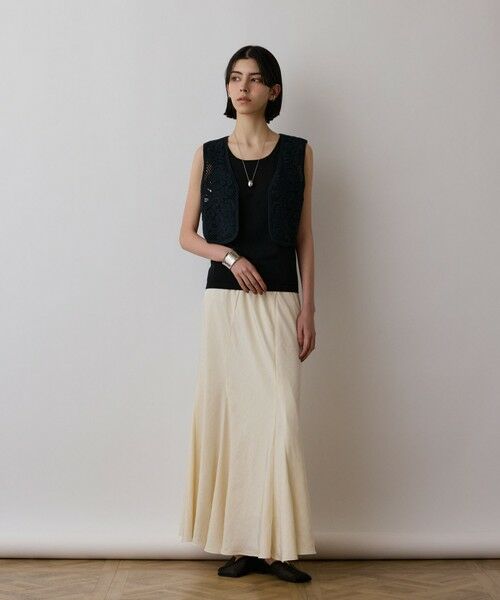 GRACE CONTINENTAL / グレースコンチネンタル ベスト | メッシュembジレ | 詳細10