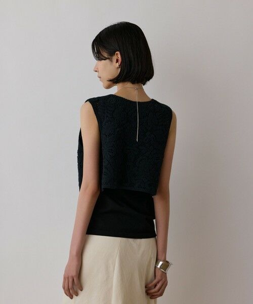 GRACE CONTINENTAL / グレースコンチネンタル ベスト | メッシュembジレ | 詳細15