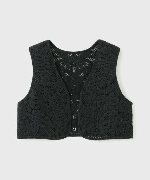 GRACE CONTINENTAL / グレースコンチネンタル ベスト | メッシュembジレ | 詳細16