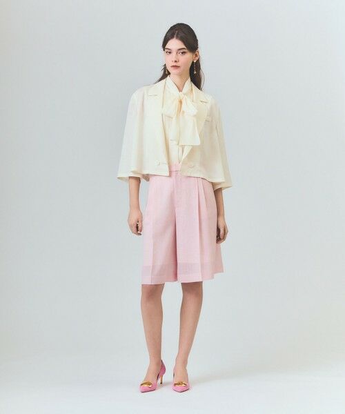 GRACE CONTINENTAL / グレースコンチネンタル その他アウター | リネンライクシアージャケット | 詳細1