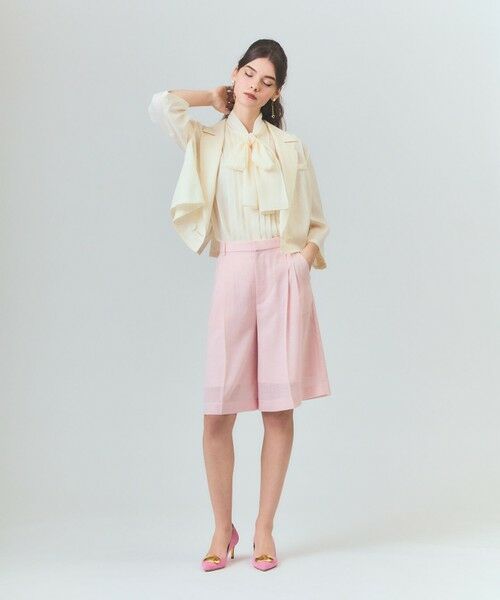 GRACE CONTINENTAL / グレースコンチネンタル その他アウター | リネンライクシアージャケット | 詳細3