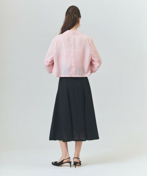 GRACE CONTINENTAL / グレースコンチネンタル その他アウター | リネンライクシアージャケット | 詳細11