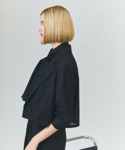 GRACE CONTINENTAL / グレースコンチネンタル その他アウター | リネンライクシアージャケット | 詳細16