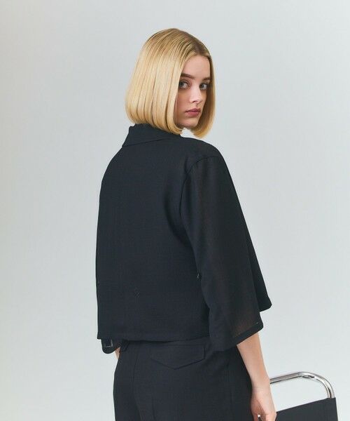 GRACE CONTINENTAL / グレースコンチネンタル その他アウター | リネンライクシアージャケット | 詳細17