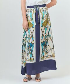 GRACE CONTINENTAL / グレースコンチネンタル ミニ・ひざ丈スカート | マリンスカーフロングスカート